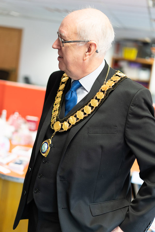 Councillor Mike Cole, Town Mayor of Thatcham