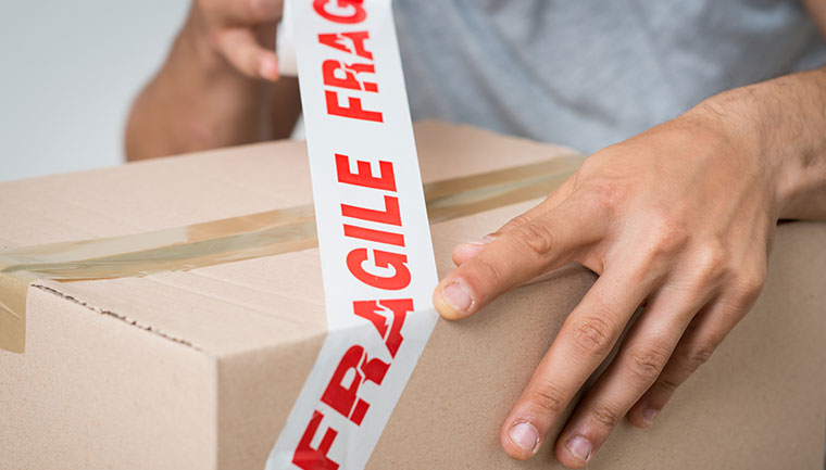 Next day fragile delivery services by Swift Logistics Group South of England.